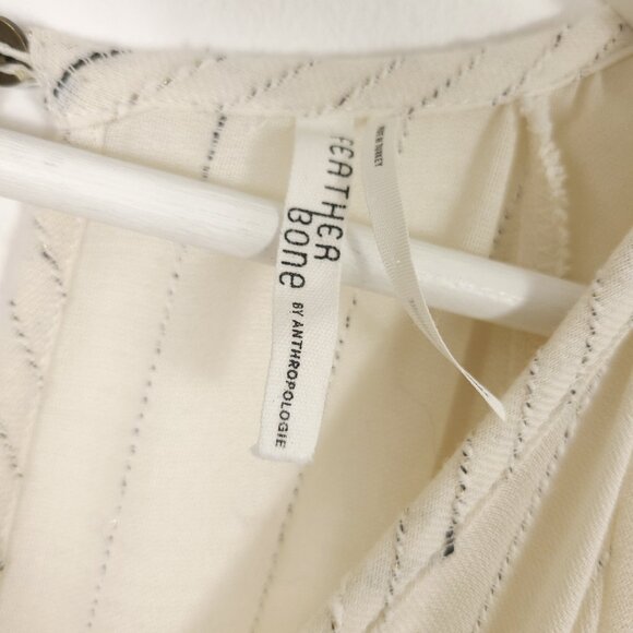 Feather Bone by Anthropologie Cream Boho Jumpsuit - Picture 6 of 10